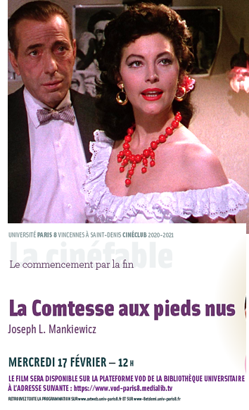 CINÉ-CLUB ! 17 FEVRIER : LA COMTESSE AUX PIEDS NUS